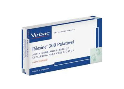 Antibiótico Rilexine 300mg para Cães e Gatos
