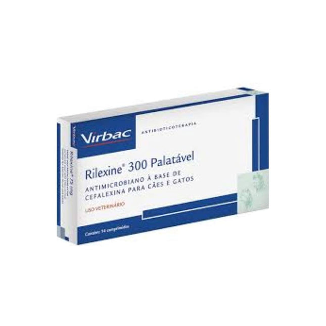 Antibiótico Rilexine 300mg para Cães e Gatos