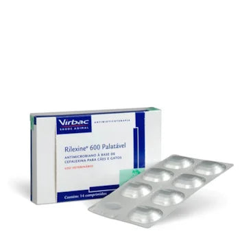 Antibiótico Rilexine 600mg para Cães
