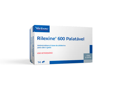 Imagem do produto Antibiótico Rilexine 600mg para Cães, tipo Antibiótico, marca Rilexine.