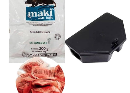 Imagem do produto Raticida Maki Soft Bait, tipo Raticida, marca Rotta.