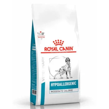 Imagem do produto Ração Seca Medicamentosa Royal Canin Hypoallergenic Moderate Calorie para Cachorros, tipo Ração Seca Medicamentosa, marca Royal Canin.