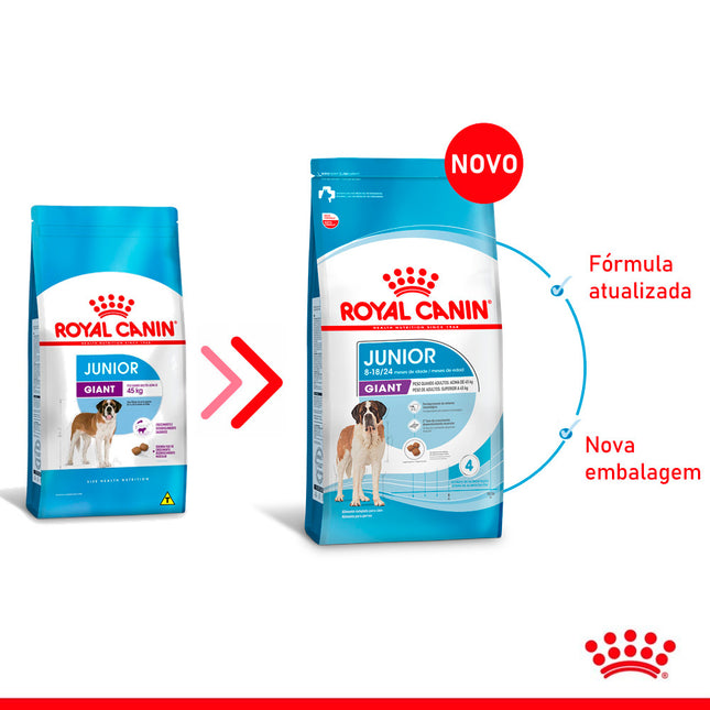 Imagem do produto Ração Seca Royal Canin Giant Junior para Cachorros Filhotes de Porte Gigante, tipo Ração Seca, marca Royal Canin.