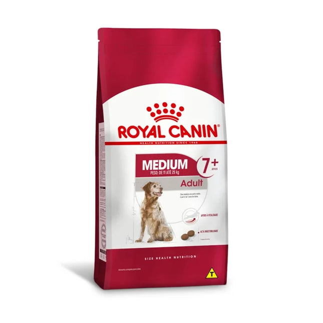 Imagem do produto Ração Seca Royal Canin Medium Adulto 7+ para Cachorros de Porte Médio, tipo Ração Seca, marca Royal Canin.
