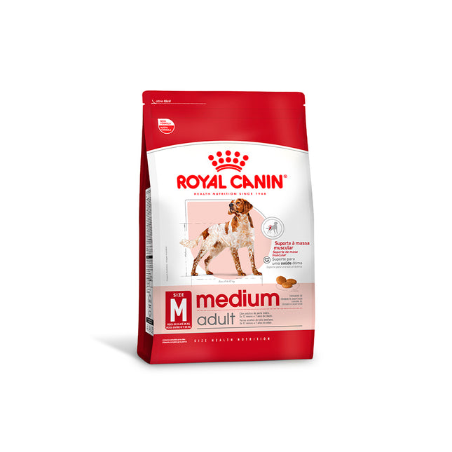 Imagem do produto Ração Seca Royal Canin Medium Adulto para Cachorros de Porte Médio, tipo Ração Seca, marca Royal Canin.