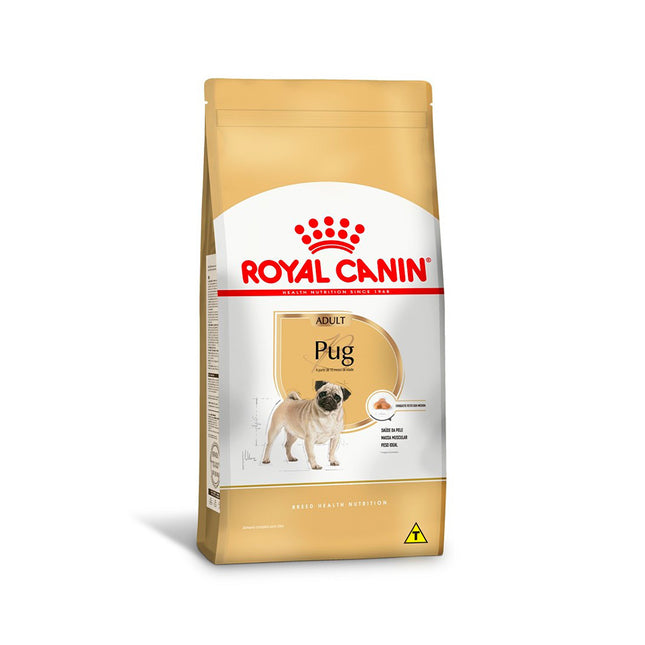 Imagem do produto Ração Seca Royal Canin para Cachorros Adultos de Raça Pug, tipo Ração Seca, marca Royal Canin.