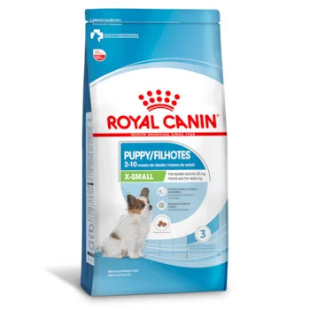 Imagem do produto Ração Seca Royal Canin X-Small Junior para Cachorros Filhotes de Porte Pequeno, tipo Ração Seca, marca Royal Canin.