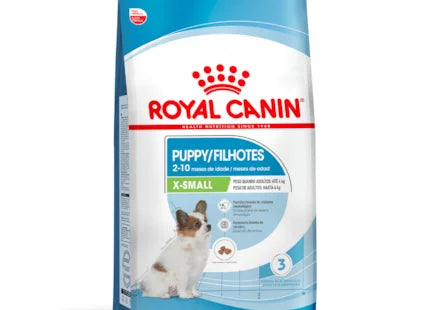 Imagem do produto Ração Seca Royal Canin X-Small Junior para Cachorros Filhotes de Porte Pequeno, tipo Ração Seca, marca Royal Canin.