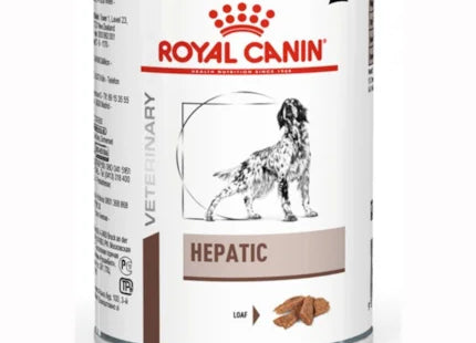 Imagem do produto Ração Úmida Medicamentosa Royal Canin Hepatic para Cachorros, tipo Ração Úmida Medicamentosa, marca Royal Canin.
