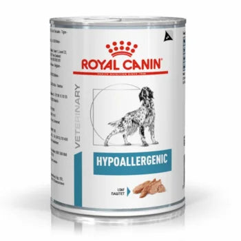 Imagem do produto Ração Úmida Medicamentosa Royal Canin Hipoallergenic para Cachorros, tipo Ração Úmida Medicamentosa, marca Royal Canin.