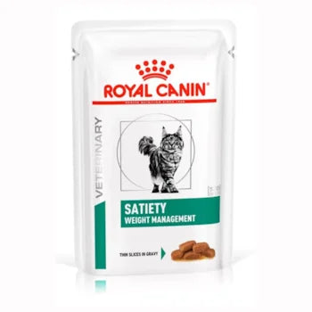 Imagem do produto Ração Úmida Medicamentosa Royal Canin Satiety para Gatos, tipo Ração Úmida Medicamentosa, marca Royal Canin.