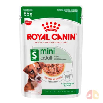 Imagem do produto Ração Úmida Royal Canin Mini Adulto para Cachorros de Porte Pequeno, tipo Ração Úmida, marca Royal Canin.