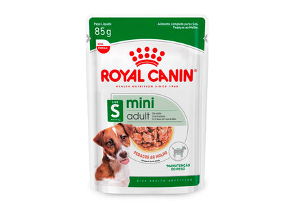 Imagem do produto Ração Úmida Royal Canin Mini Adulto para Cachorros de Porte Pequeno, tipo Ração Úmida, marca Royal Canin.