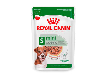 Imagem do produto Ração Úmida Royal Canin Mini Ageing para Cachorros Sênior de Porte Pequeno, tipo Ração Úmida, marca Royal Canin.