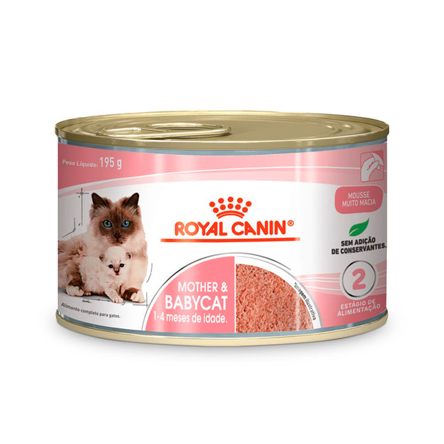 Imagem do produto Ração Úmida Royal Canin Mother & Babycat Instinctive para Gatos Filhotes e Gatas Gestantes/Lactantes, tipo Ração Úmida, marca Royal Canin.