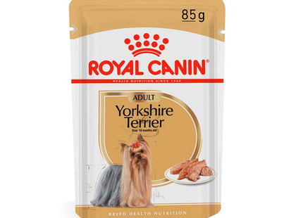 Imagem do produto Ração Úmida Royal Canin para Cachorros Adultos da Raça Yorkshire, tipo Ração Úmida, marca Royal Canin.