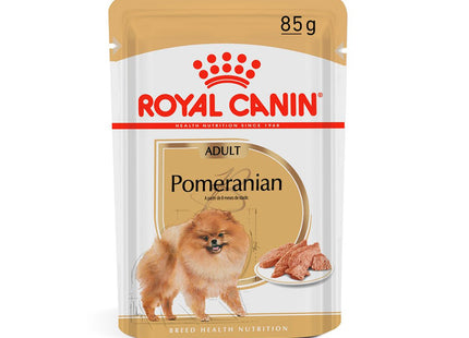 Imagem do produto Ração Úmida Royal Canin Sachê para Cachorros Adultos da Raça Lulu da Pomerânia, tipo Ração Úmida, marca Royal Canin.