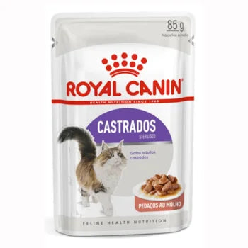 Imagem do produto Ração Úmida Royal Canin Sachê para Gatos Adultos Castrados, tipo Ração Úmida, marca Royal Canin.