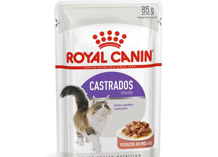 Imagem do produto Ração Úmida Royal Canin Sachê para Gatos Adultos Castrados, tipo Ração Úmida, marca Royal Canin.