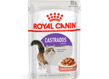 Imagem do produto Ração Úmida Royal Canin Sachê para Gatos Adultos Castrados, tipo Ração Úmida, marca Royal Canin.
