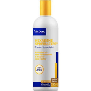 Shampoo Dermatológico RVT Hexadene 250ml para Cachorros e Gatos