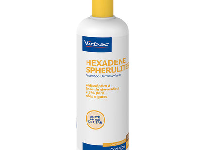 Shampoo Dermatológico RVT Hexadene 500ml para Cachorros e Gatos