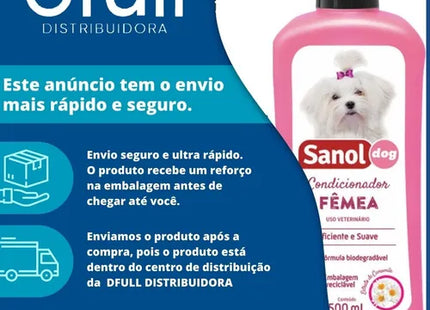 Imagem do produto Condicionador Sanol Dog para Cachorros, tipo Condicionador, marca Sanol.
