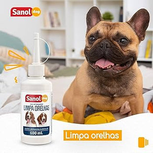 Imagem do produto Limpa Orelha Sanol para Cachorros, tipo Shampoo, marca Sanol.