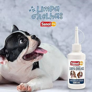 Imagem do produto Limpa Orelha Sanol para Cachorros, tipo Shampoo, marca Sanol.