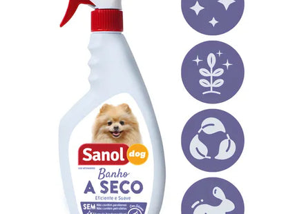 Shampoo Sanol Banho a Seco para Cachorros