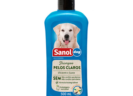 Imagem do produto Shampoo Sanol Dog Pelos Claros para Cachorros, tipo Shampoo, marca Sanol.