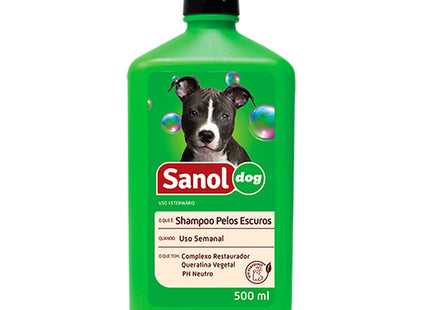 Shampoo Sanol Dog Pelos Escuros para Cachorros