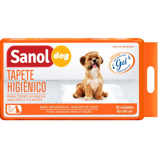 Tapete Higiênico Sanol C/30 Und. para Cães