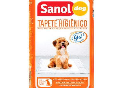 Tapete Higiênico Sanol Dog C/7 Un para Cães