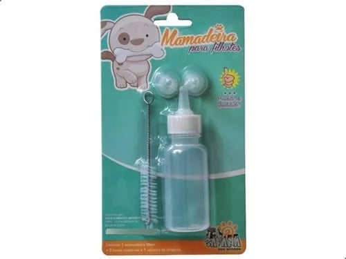 Imagem do produto Mamadeira Savana Kit 3 Bicos e Limpador 50ml para Filhotes, tipo Mamadeira, marca Savana.