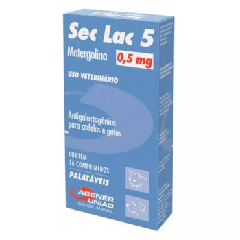 Antigalactogênico Sec Lac 0,5mg para Cães