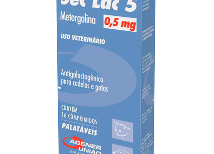 Imagem do produto Antigalactogênico Sec Lac 0,5mg para Cães, tipo Antigalactogênico, marca Sec Lac.