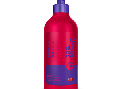 Shampoo Ibasa Pelo Amor 500 mL – Limpeza Suave para Cães