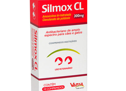 Antibiótico Suprimed Silmox Cl 300mg para Cães e Gatos