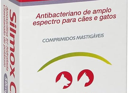 Antibiótico Suprimed Silmox Cl 50mg para Cães