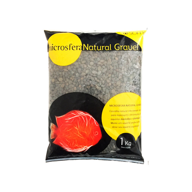 Imagem do produto Aquário Soma Microsfera Nat Gravel Pebble Black 3-5mm para Peixes Ornamentais, tipo Aquário, marca Soma.