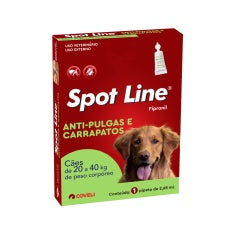 Imagem do produto Antiparasitário Externo Spot Line para Cães, tipo Antiparasitário Externo, marca Spot Line.
