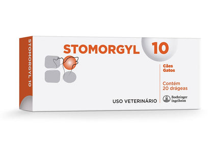 Imagem do produto Antibiótico Stomorgyl 10 para Cães e Gatos, tipo Antibiótico, marca Stomorgyl.