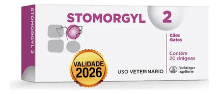 Imagem do produto Antibiótico Stomorgyl 2 para Cães e Gatos, tipo Antibiótico, marca Stomorgyl.