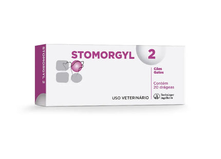 Imagem do produto Antibiótico Stomorgyl 2 para Cães e Gatos, tipo Antibiótico, marca Stomorgyl.