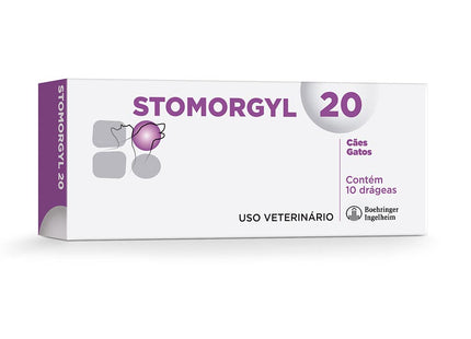 Antibiótico Stomorgyl 20mg para Cães e Gatos