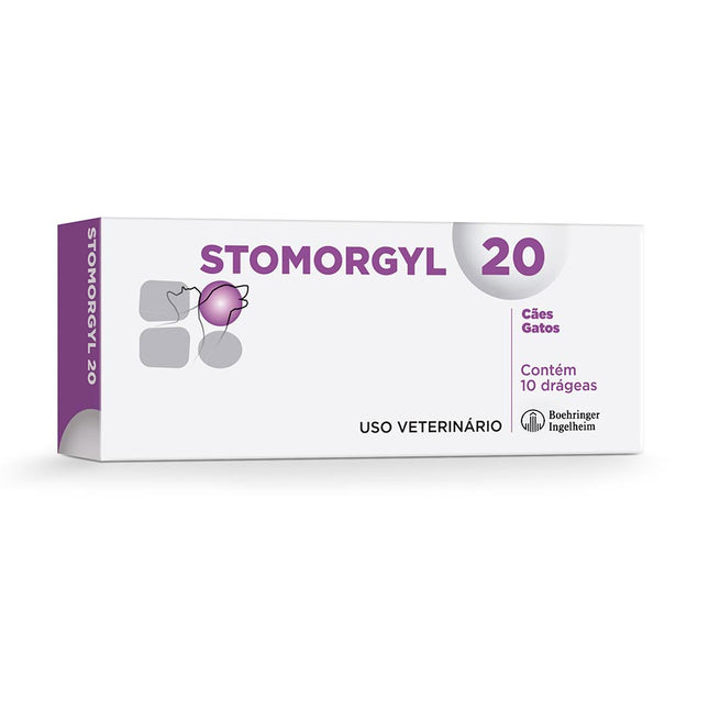 Antibiótico Stomorgyl 20mg para Cães e Gatos