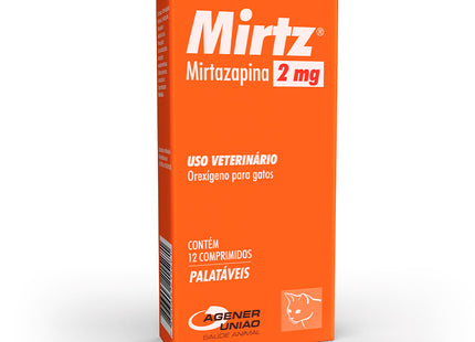 Antidepressivo Super Mix Mirtz 2mg para Cães e Gatos