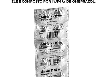 Antiemético Super Mix Gaviz V 10mg para Cães
