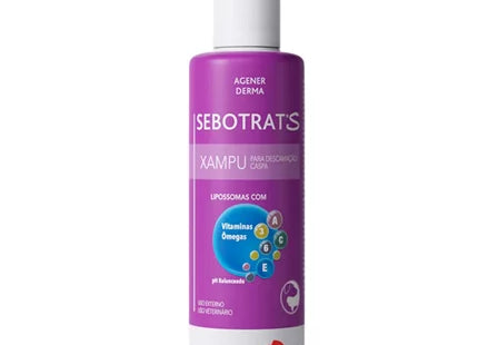 Shampoo Dermatológico Super Mix Sebotrat S 200ml para Cachorros e Gatos